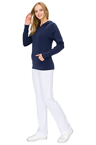 EttelLut Lightweight Comfy Cotton Casual Active Full Zip-up/Pullover Plain Hoodie Jacket4