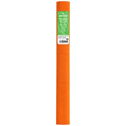 Rollo de Papel Crespón Naranja Canson Escolar 32g Cover