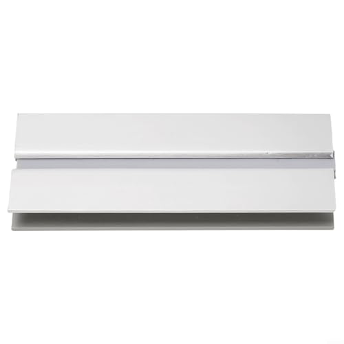 Juego de conectores de panel de base de cocina, conectores de esquina plateados de aluminio para tiras de zócalo de gabinete, forma de 90 grados H, sistema de conexión de base de muebles ajustable de