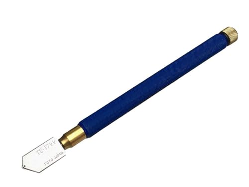 Toyo TC17 Tap Wheel Oil Glass Cutter TC17VVB Brass Handle - New Tap Wheel Technology