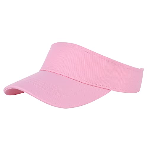 Kids Sun Visor Hat Toddler Baseball Hats Adjustable Uv Protection Summer Outdoor Sports Caps For Girls Boys 6-10 Years Old Pink 6-10 T #TOP7