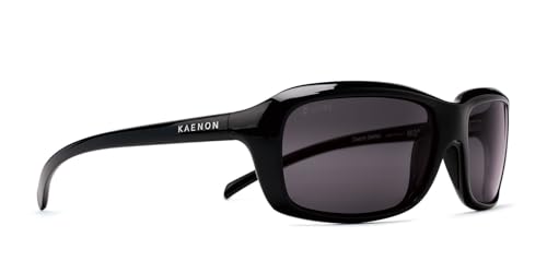 Kaenon Monterey Women's Polarized Sunglasses Black with Ultra Grey 12 Lens