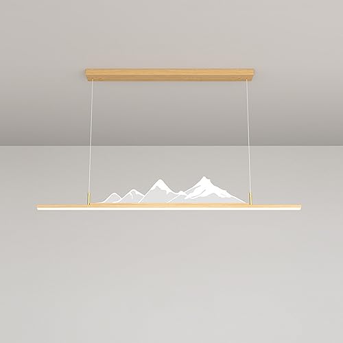 LED linear pendant lights cuisine dimmable pour bar et cafe