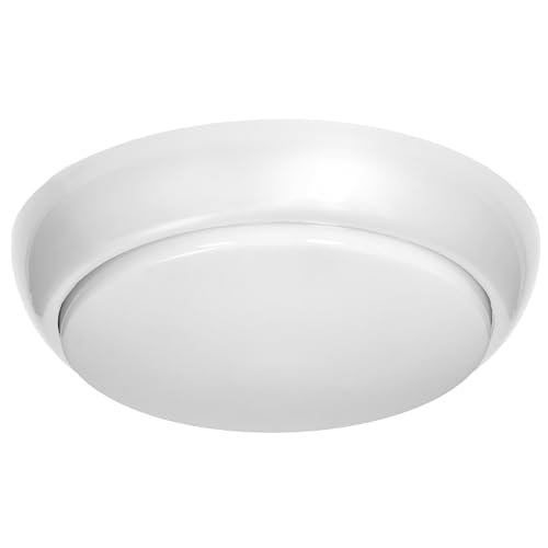 Costruzione durevole - lampada soffitto realizzata in policarbonato e polipropilene di alta qualità che garantiscono la durata del prodotto, anche in aree esposte a vari tipi di danni meccanici
