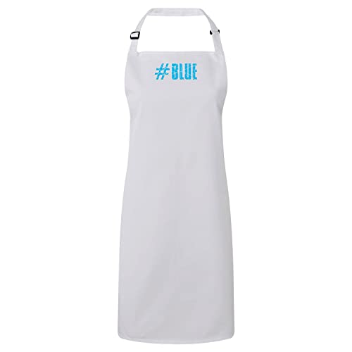 Tablier cuisine premium bleu finitions soignées en tissu robuste