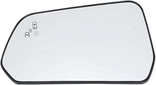 Verre de rétroviseur pour Mustang 2015-2021 gauche chauffant avec angle mort
