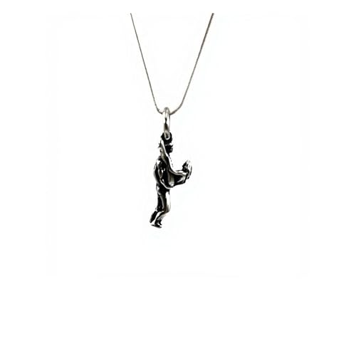 Pendentif tantra argent 925 célébrant le câlin d'amour et la paix intérieure