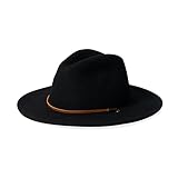 9 cm. 12,7 cm breite Krempe Brixton Headwear, FIELD HAT, Black, XL, 10759