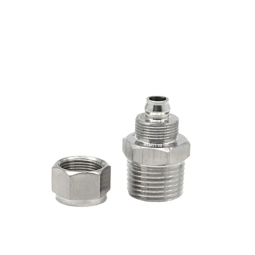 Conector manguera 10x6.5mm estanco con rosca macho M10x1 5