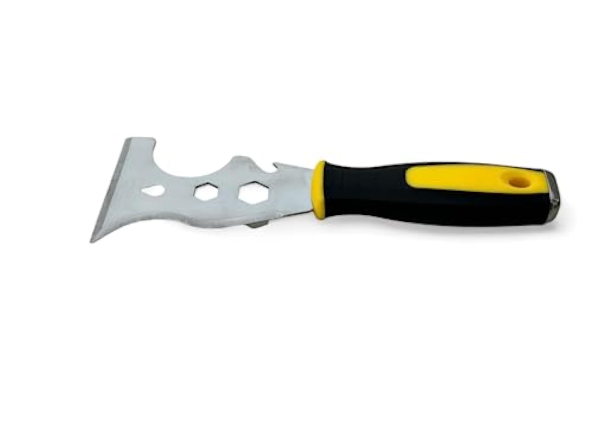 Stainless Steel Multi-Purpose Putty Scraper with Soft Grip Handle
