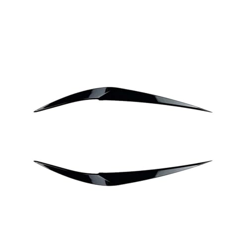 Couvercle phare avant look dynamique en finition garniture sourcil paupière ABS