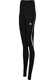 Mizuno Running Women's Wildwood Tight (Black-Persian Jewel, X-Large)