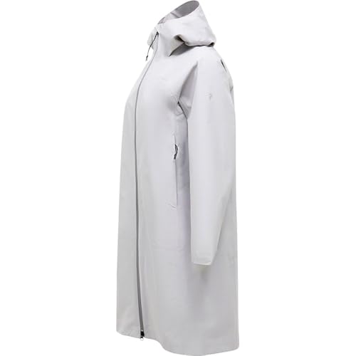 Parka Shell Treeline Peak Performance veste technique imperméable haut de gamme teinte smoke