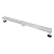 Uni-Green 36 inch Linear Shower Drain with Leveling Feet - Rectangle Shower Floor Drain with Hair Strainer - Removable Brushed Grate with Mission Style Different Length - SS304 Material