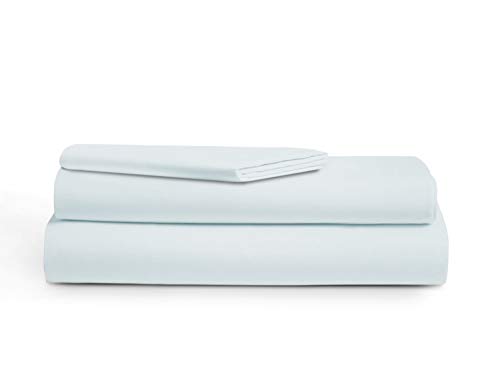 Audley Home 800 Thread Count 100% Egyptian Cotton, 3 Piece Bedsheet Set, 18” Deep Pockets, Smooth & Soft Sateen Weave,5 Star Hotel Quality (White, Twin XL)