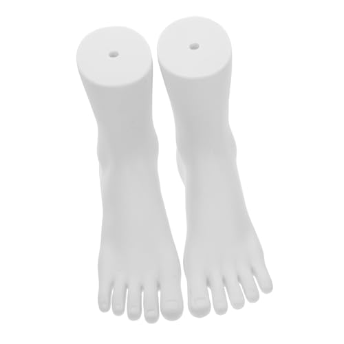 Hemobllo 5-Toe Foot Mannequin Stand Sock Display Foot Plastic for Jewelry Retail Stores