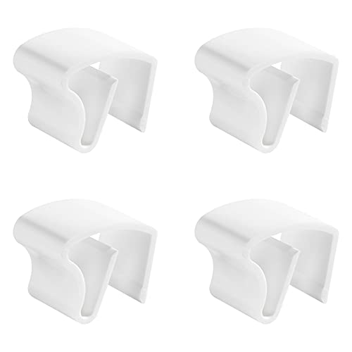 Ventanara Klemmhalter für Alu Jalousien ohne Bohren Weiß 4er Set Cover