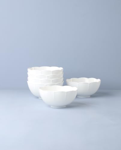Image of Lenox Studio 1414 Scallop All-Purpose Bowls Set For 6
