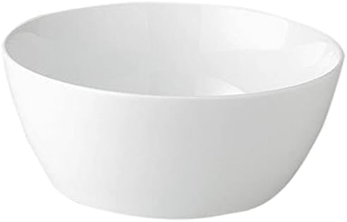 Set of 5 Chinois White Cereal Balls SS [4.2 x 2.1 inches (10.8 x 5.4 cm)] [Chinese Open] [Ramen Shop, Chinese Tableware, Asian Cuisine, Restaurant, Commercial Use]