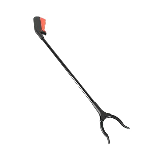 Grabber Reacher Tool, 32 Inch Extra Long Steel Foldable Pick Up Stick with Strong Grip Magnetic,90°Rotating Anti-Slip Jaw,Trash Claw Grabber Tool,Hand Grabber for Reaching,Arm Extension-image-49