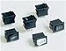 E-Switch R1966ABLKBLKEFGRN Switch Rocker