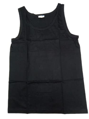 EFFEPI Canottiera Uomo Cotone 871 Nero Tag XXXL