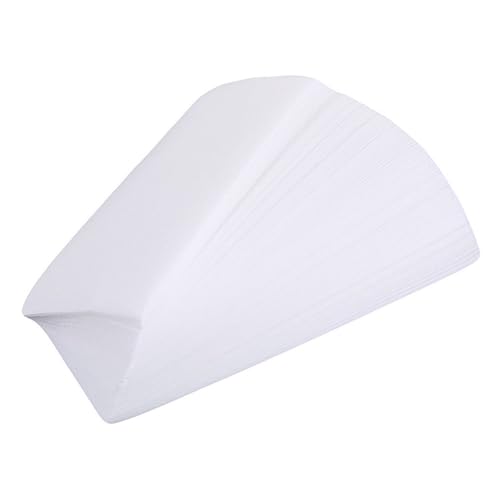 Beatifufu Facial Hair Removal Waxing Strips 200pcs Non Woven Beeswax Papers Safe Easy to Use Hair Removal Wax Strip