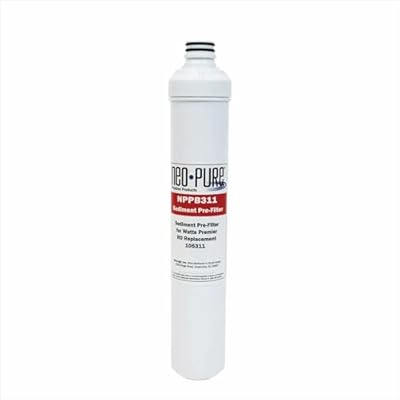 Neo-Pure NPPB311 Sediment Prefilter Cartridge Compatible with Watts Premier 105311, Designed for RO Pure Reverse Osmosis Systems, Efficient Particulate Filtration Replacement