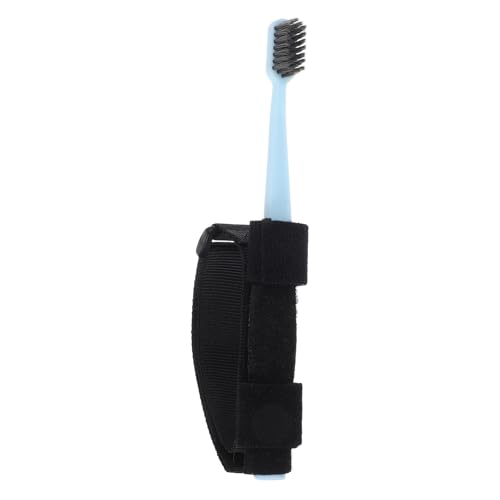 Brosse à dents poils souples avec sangle pour préhension difficile