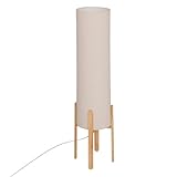 Lampadaire droit secteur Rafa beige H107cm