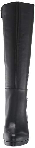 Naturalizer Womens Tai Shaft Knee High Boot, Black Leather, 9 Wide Us #TOP1