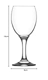 LAV 12x 205ml Empire White Wine Glasses - Small Dishwasher Safe Glass Wedding Christmas Birthday Party Drinking Glassware Goblet Gift Set - Image 7