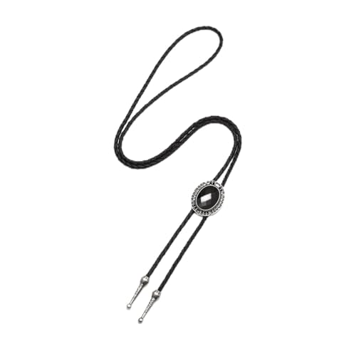 Xjdzineq Corbata de bolo brillante con diamantes de imitación para hombres y mujeres, collar de boda, corbata de vaquero occidental, corbata bolo para camisa, corbatas para hombre, collar occidental