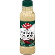 Ott's Salad Original Dressing 16oz Bottle (Pack of 3) Choose Flavor Below (Vidalia Onion)