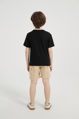 Image of 2-Pack Kids Cotton T-Shirts Short Sleeve Basic Tops for Toddlers Boys Girls