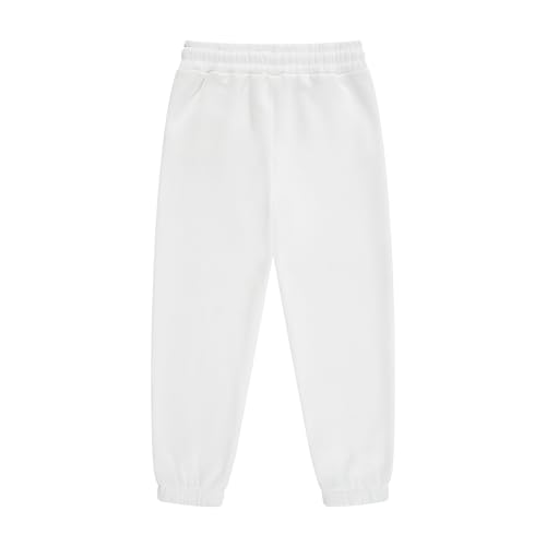 2 Pack Boys Sweatpants Elastic Waist Joggers Girls Fleece Athletic Pants Casual Sweatpants for Kids Ages 1-102