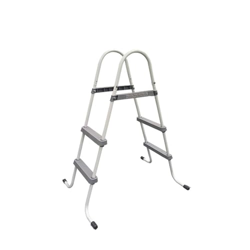 Escaleras para Piscinas Desmontables Material Metálico, Pedal Antideslizante, Fácil de Entrar y Salir, Escaleras para Piscinas para Piscina de hasta 34 de Altura