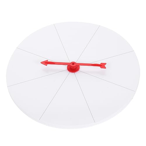 HOLIDYOYO DIY Spinning Wheel Prize Fortune Game Wheel for Adults Boys and Girls Rotating Party Wheel Carnival Game Props Portable Tabletop Prize Wheel