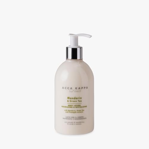 Lotion pour le corps Acca Kappa Mandarine et Thé Vert 300 ml flacon noir