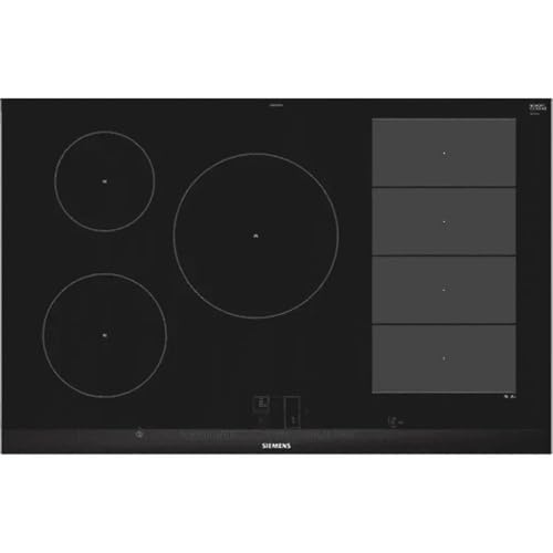 Produktfoto von Siemens EX875LVC1E iQ700 Induktionskochfeld (autark), 80 cm breit, mit Rahmen aufliegend, powerBoost schnelleres Kochen,…