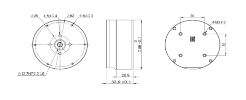 Controlador de motor de junta de servomotor de CC de 24V con protocolo de comunicación CAN 5