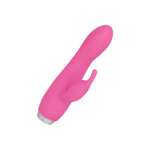 Vibromasseur Rabbit incurvé étanche de 17,5 cm à poignée ergonomique
