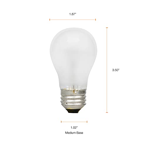 Sylvania Home Lighting 10117 Incandescnet Bulb, A15-40W-2850K, Inside Frost Finish, Medium Base, Pack Of 1,Soft White #TOP6
