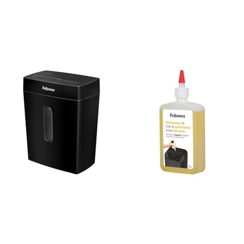 Destructeur de documents Fellowes FS-8C avec micro coupe et huile 355ml