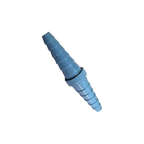 SoulGenie HealthAndYoga™ Enema Tube Connector- Gradual Step Ridges to Join Different Width - 8mm to 16mm Diameter Hoses - Enema Supplies Replaceable Parts for Kits – Pipe Extender, Joint (Pack of 1) Cover