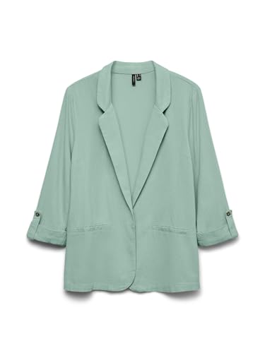 VERO MODA Vmjesmilo 3/4 Blazer Wvn Ga Noos, Color Verde, S para Mujer