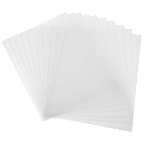 Pochettes photo rigides TEHAUX en plastique transparent 8.5x11 pouces pour stockage