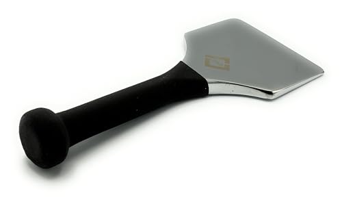 CCA Stair Tool Carpet Fitter Bolster Chisel (90mm - 3 ½”) Wide Metal Tucker, Silver with Black Rubber Protective Sleeve 4 CCA Stair Tool Carpet Fitter Bolster Chisel (90mm - 3 ½”) Wide Metal Tucker, Silver with Black Rubber Protective Sleeve - Image 4