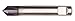 WIDIA 2343508 Ruebig Lists 423036/423037 Metric End Mill 6MM Dia, 1MM Cut Depth, 38MM Length, Weldon Shank Cylindrical TiAlN 4 Flutes