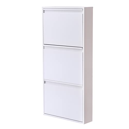 Étagère à chaussures murale et armoire à chaussures compacte pour gain de place - 5